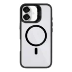 Rixus Classic Pro MagSafe Compatible Case For Apple iPhone 16 Black