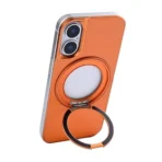 Rixus MagWrap Durable Phone Case for iPhone 17 Orange Color - Image 4