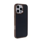 Rixus Mag Carbon Series Case for iPhone 16 Pro Brown - Image 2