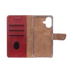 Rixus Executive Flip Cover For Apple iPhone 16 Dark Red - Image 4