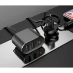 Durata DR2028 High-Speed USB & PD Car Adapter - Image 4