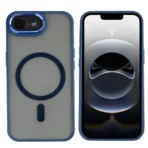 Rixus Classic 04 Magnetic Armor Cover For Apple iPhone 16e Dark Blue - Image 3