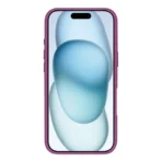 Rixus Classic Series 03 Protective Cover for Apple iPhone 16 Pro Dark Pink - Image 5
