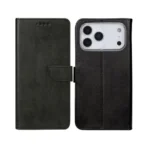 Rixus Classic Flip Cover Black for iPhone 17 Pro Max & 18 Pro Max - Image 6