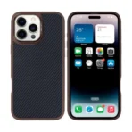 Rixus Mag Carbon Series Case for iPhone 16 Pro Brown - Image 3