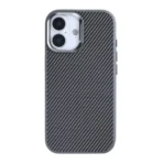Rixus Magnetic Carbon Guard Case For Apple iPhone 17 Titanium Grey