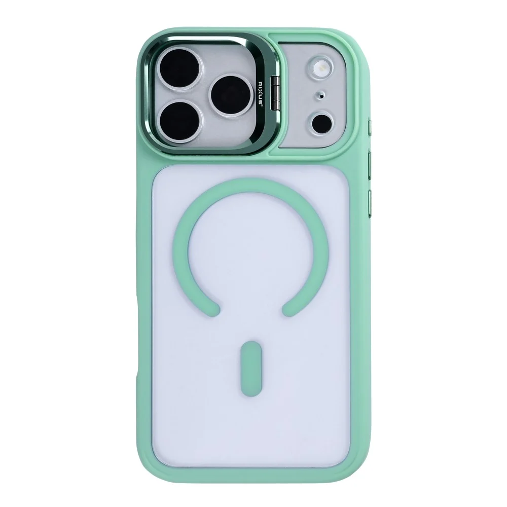 dbacf3261c-90000810189-rixus-classic-03-case-with-magsafe-compatible-for-apple-iphone-17-pro-2C-18-pro-light-green-1000x1000 Rixus Classic 03 MagSafe Protective Case for iPhone 17 Pro & 18 Pro Light Green - Image 1