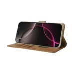 Rixus Premium Folio Cover for iPhone 17 Pro & 18 Pro Light Brown - Image 4