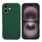 Rixus Flexible Soft TPU Cover for iPhone 17 Dark Green - Image 3