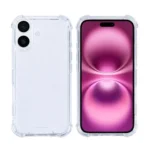 Rixus Transparent Armor Cover For Apple iPhone 16 Plus Transparent - Image 3