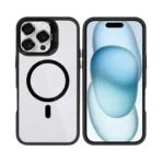 Rixus Premium Magnetic Case For Apple iPhone 16 Pro Max Black - Image 5