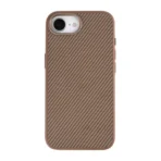 Rixus TitanCarbon Magnetic Case For Apple iPhone 16e 17e Brown