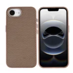 Rixus TitanCarbon Magnetic Case For Apple iPhone 16e 17e Brown - Image 3