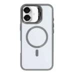 Rixus Elite Magnetic Case For Apple iPhone 16 Titanium Grey