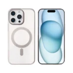Rixus Instinct Premium Mag Case for Apple iPhone 16 Pro Titanium Grey - Image 2