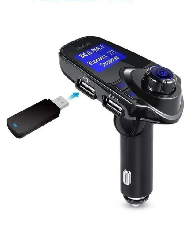 Bluetooth FM Transmitter Auto Radio Adapter CarKit 5 in 1 - Image 2