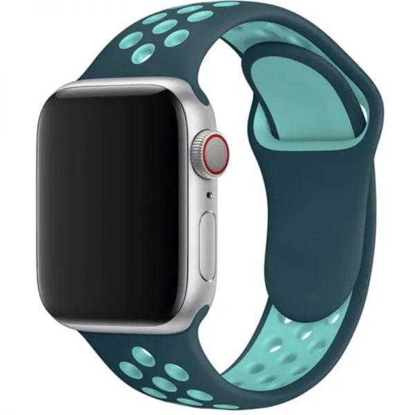 Sportband – Apple Watch Bandje 42/44/ 45/49 mm Licht Blauw - Image 1