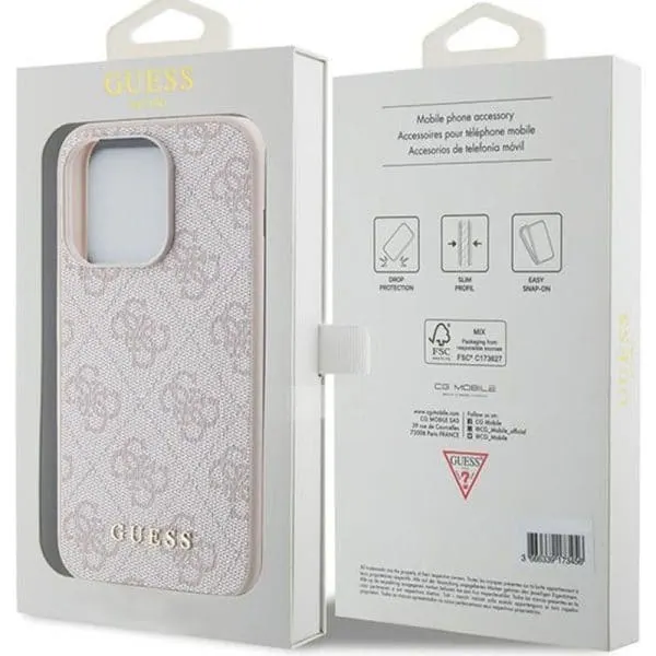 Guess Hoesje Voor iPhone 16 Pro Max – Licht Roze - Image 2
