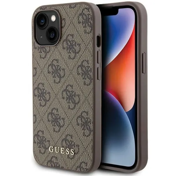 Guess Hoesje Voor iPhone 15 – Bruin - Image 1